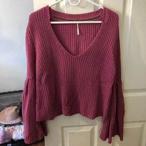 Free People Bell Sleeve Sweater